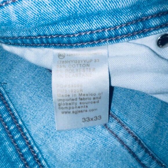 Adriano Goldschmied Jeans Mens AG-ED The Tellis Modern Slim Denim 33x33 - Picture 13 of 16